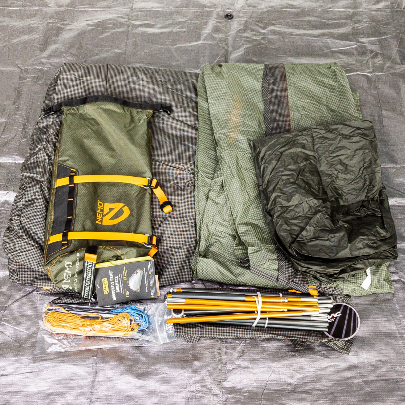 OneSize グリーン系 Nemo Equipment ニーモ イクイップメント ドラゴンフライ オズモ バイクパック 1P Dragonfly Osmo Bikepack 1P バイクパッキング サイクルキャンピング テント