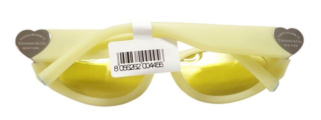 未使用 ティファニー サングラス シリコン シルバー イエロー リターン