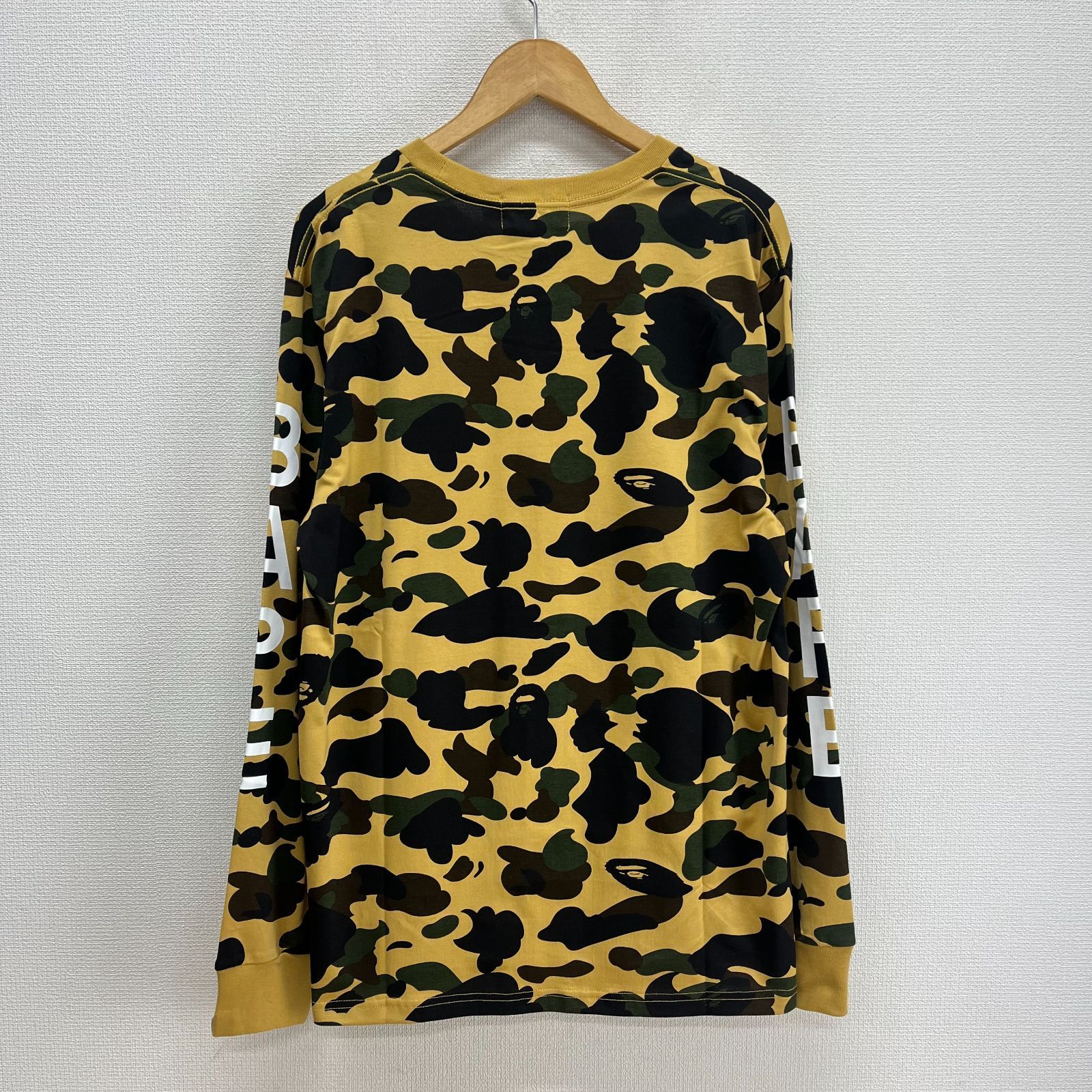 未使用 A BATHING APE アベイシングエイプ 001LTK701001M 1ST CAMO L/S 