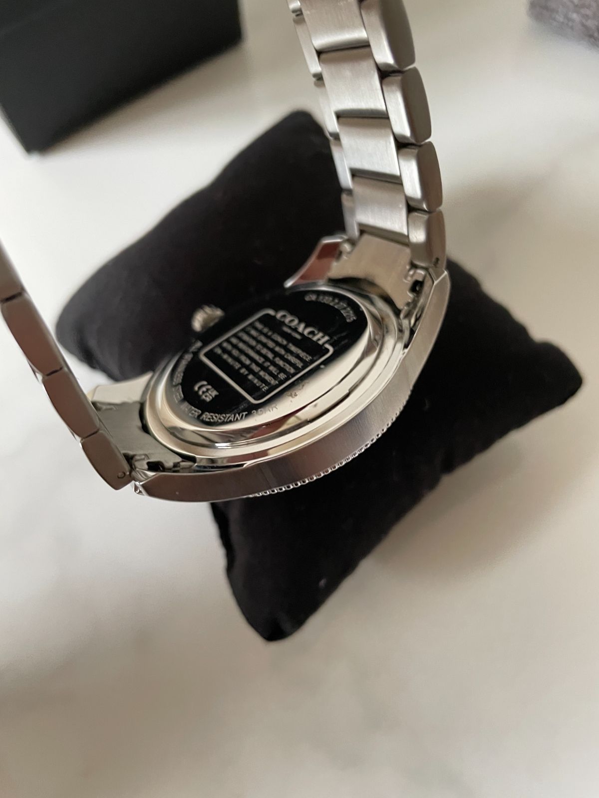 美品】COACH CASEY 42MM SS BEZEL BRACELET コーチ ケイシー ウォッチ 