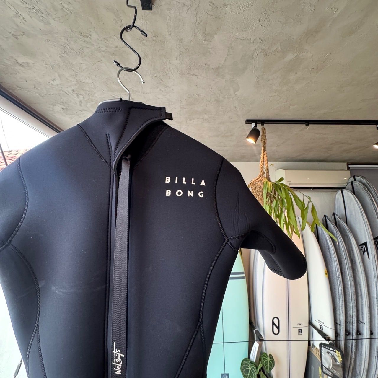 【中古美品】BILLABONG  【スプリング】 美中古 サーフィン ウエットスーツ スプリング バックジップ