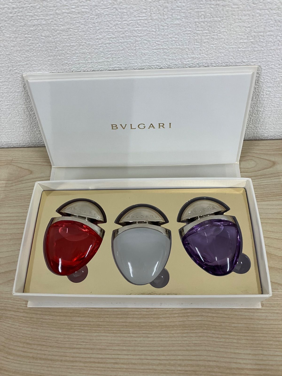 【未使用】ブルガリ オムニア 3本コレクション 15ml×3 ブルガリ オムニア ギフトコレクション 15ml×3 （クリスタリン＋