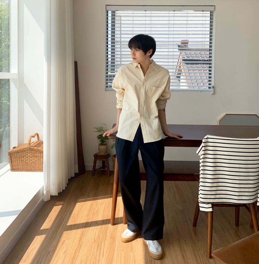 [COSYHARU公式] Beige & White simple Sneakers 関税・送料込み COSYHARU コシハル 公式]ベージュ×ホワイトのシンプルスニーカー
