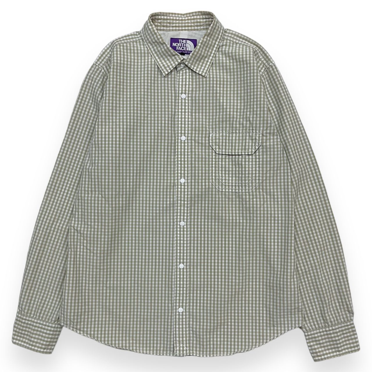 THE NORTH FACE PURPLE LABEL ギンガムチェックシャツ THE NORTH FACE