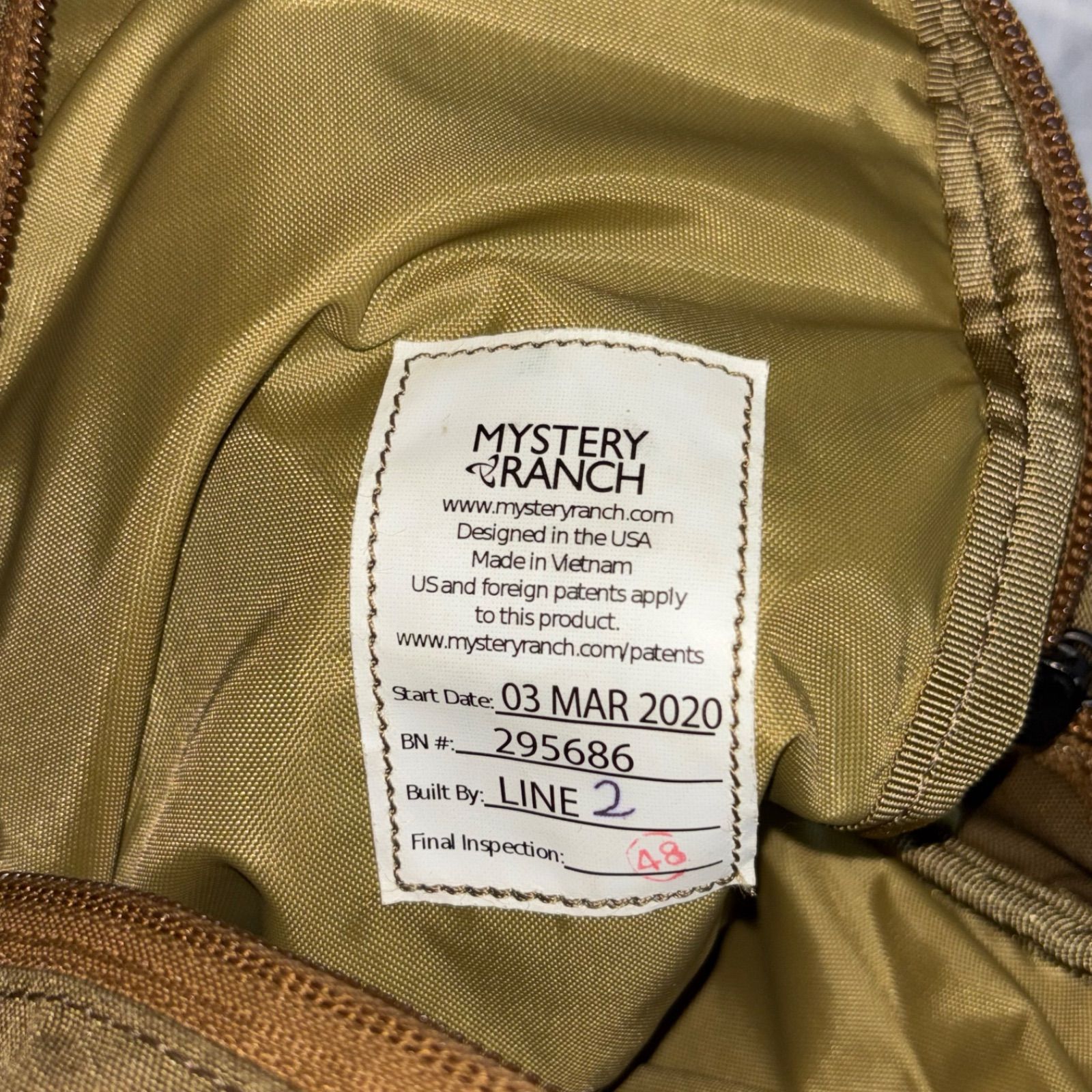 廃盤品 ミステリーランチ MYSTERY RANCH Big Bop ビッグボップ