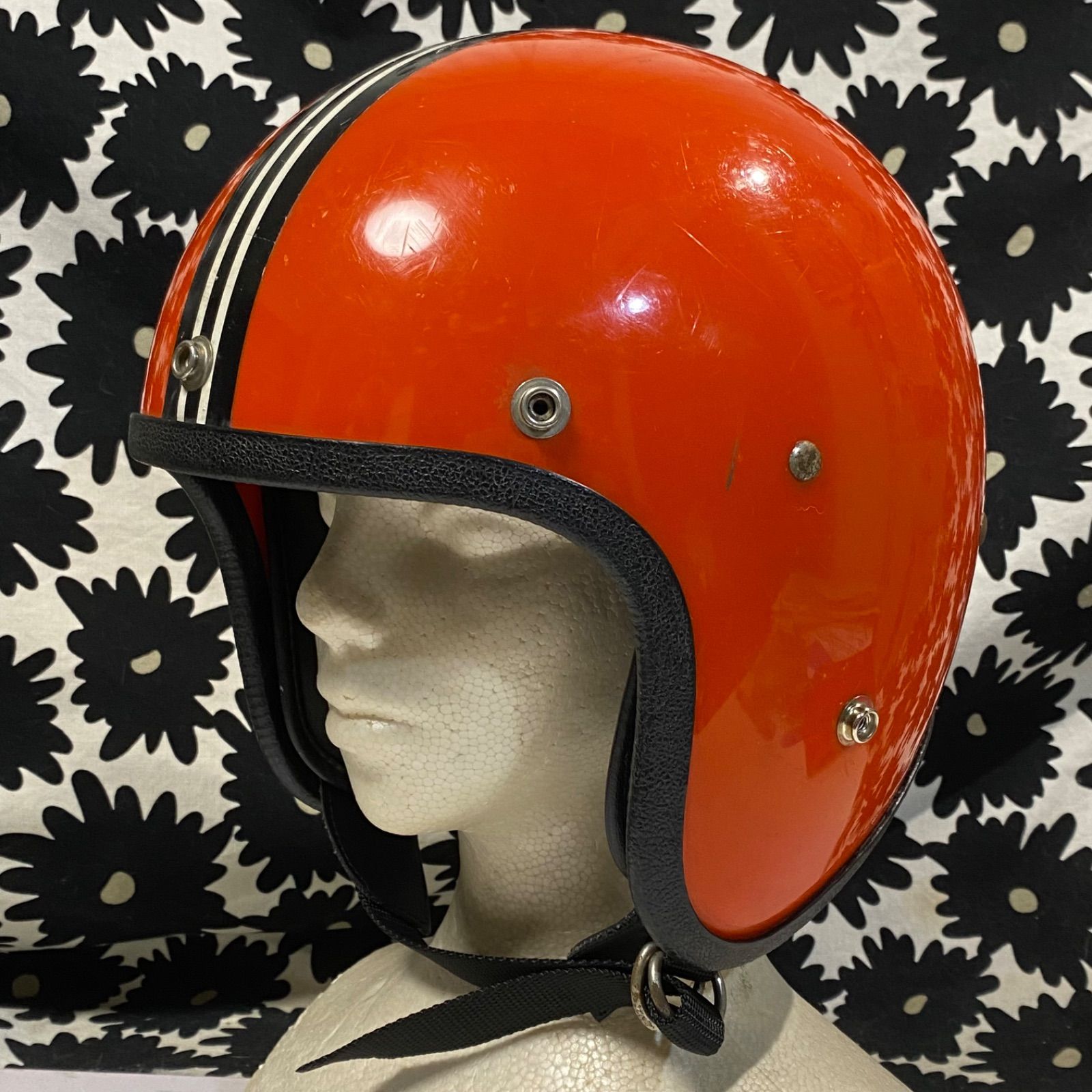 LSI-4150 60's 70's ジェットヘルメット Sシェル 約57㎝〜59㎝ BUCO ...