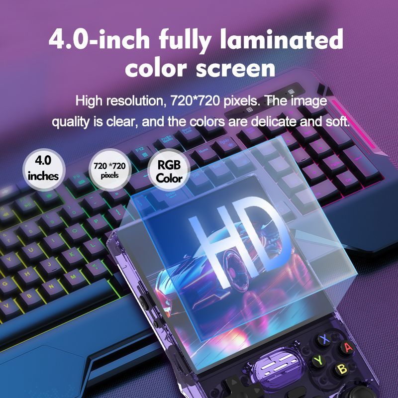 在庫処分】R39MAX (128GB) レトロゲームコンソール ハンドヘルド