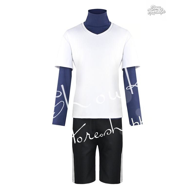 ハンターハンター 風 キルア ゾルディック コスプレ衣装 ウィッグ cos靴 cosplay ハロウィン 変装 仮装 コスチューム撮影 学園祭