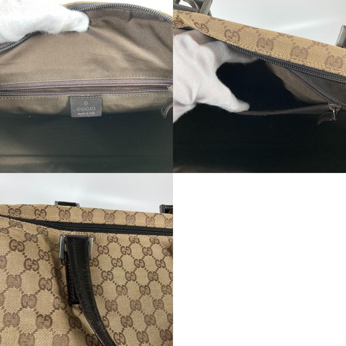 GUCCI グッチ ボストンバッグ GG 012・0383・06 GGキャンバス/レザー