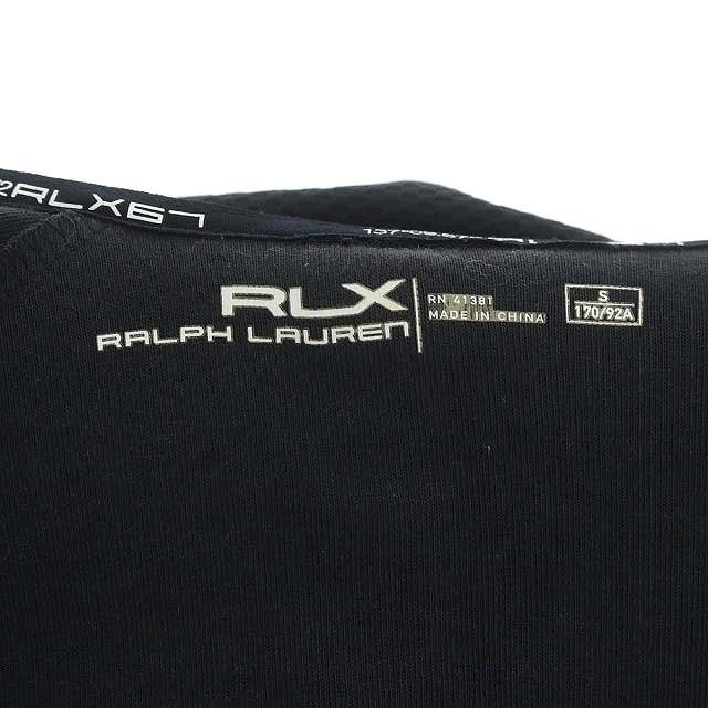 アールエルエックス ラルフローレン RLX RALPH LAUREN トラック ジャケット ブルゾン ジップアップ S 黒 蛍光イエロー ブラック  /MI ■OS ■AD