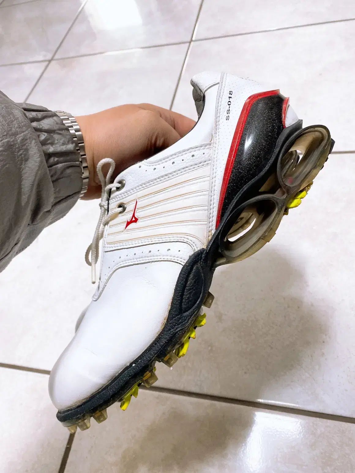 MIZUNO ゴルフシューズ 本革 メタルスパイク ビンテージ風 ストア