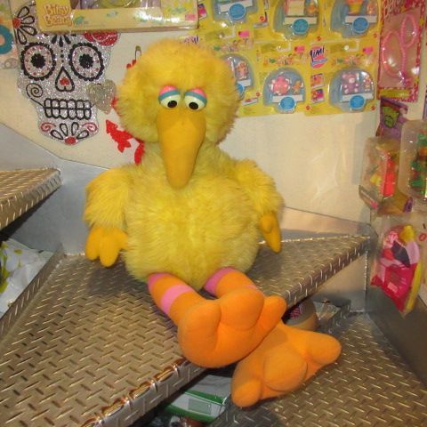 セサミストリート　ぬいぐるみ　ヴィンテージ レアサイズ！1983年☆The SESAMI STREET☆セサミストリート☆BIG BIRD