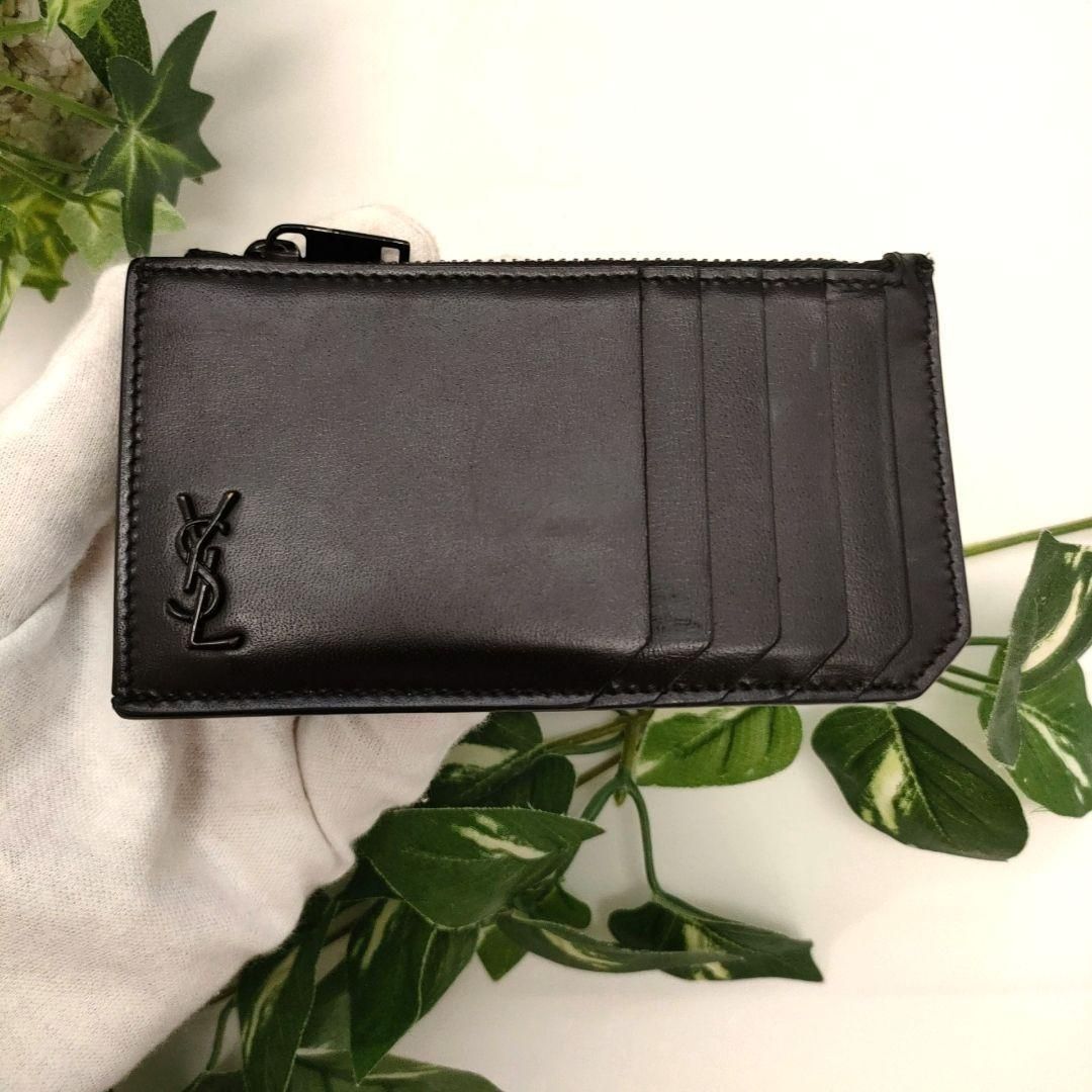 サンローラン フラグメントケース コインカードホルダー カサンドラ ブラック