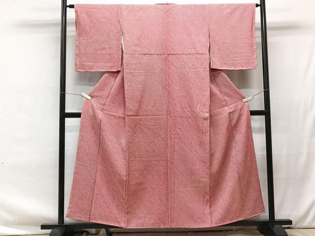 平和屋着物□大変加工の良い総絞り小紋 正絹 逸品 CAAJ6544fb