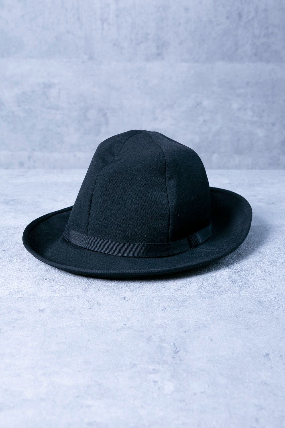 【美品】ヨウジヤマモト プールオム パリコレ出品フェドラハット Yohji Yamamoto POUR HOMME - 《美品》 Yohji Yamamoto POUR
