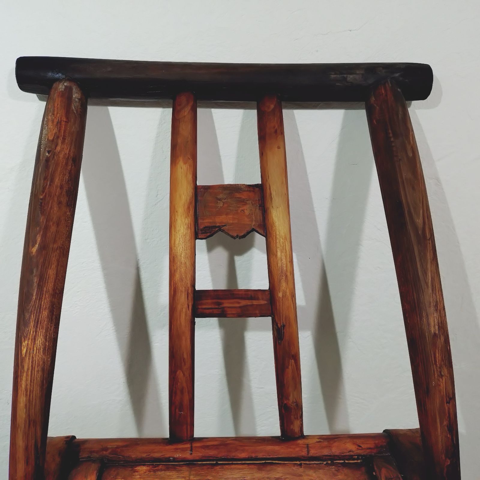特別出品 中国 古椅子 骨董 民藝 古道具 アンティーク ビンテージ 中国 清時代後期 小ぶりな椅子 エルム材 民藝 アンティーク