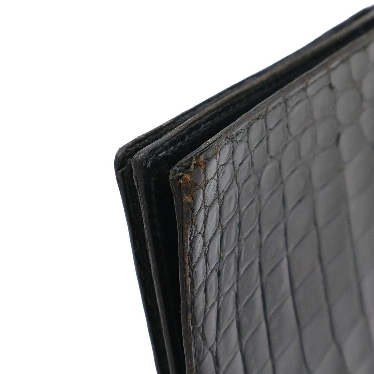 限定品】エルメスクロコダイルアジェンダ手帳カバー長財布レザー鰐革