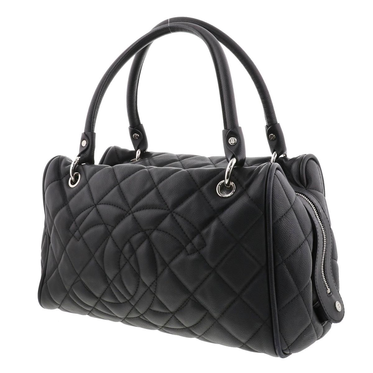 中古】 CHANEL （シャネル） ﾎﾞｽﾄﾝﾊﾞｯｸﾞ バッグ ボストンバッグ ｿﾌﾄ  