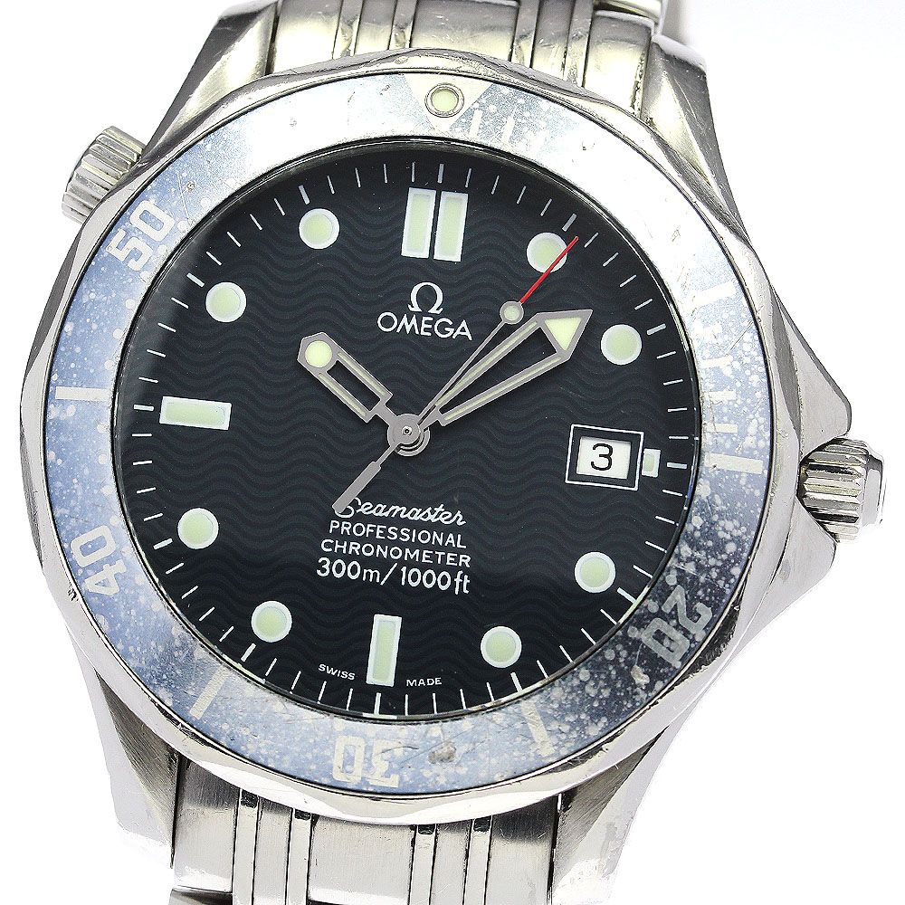 オメガ OMEGA 2531.80 シーマスター300 デイト 自動巻き メンズ_768268