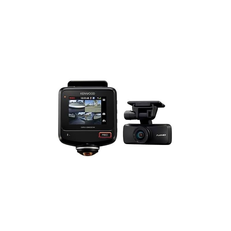 【新品】 ケンウッド(Kenwood)360度撮影ドライブレコーダー DRV-G60CW 64GBmicroSDカード付属 3年 出張取付サービス対応 STARVIS搭載 1