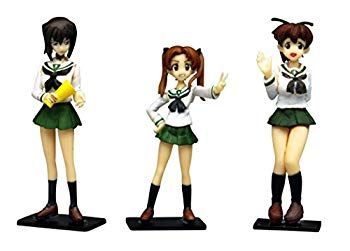 プラッツ 1/35 ガールズ&パンツァー カメさんチームフィギュア3体セット rdzdsi3 プラッツ 1/35 ガールズ&パンツァー カメさんチームフィギュア3体