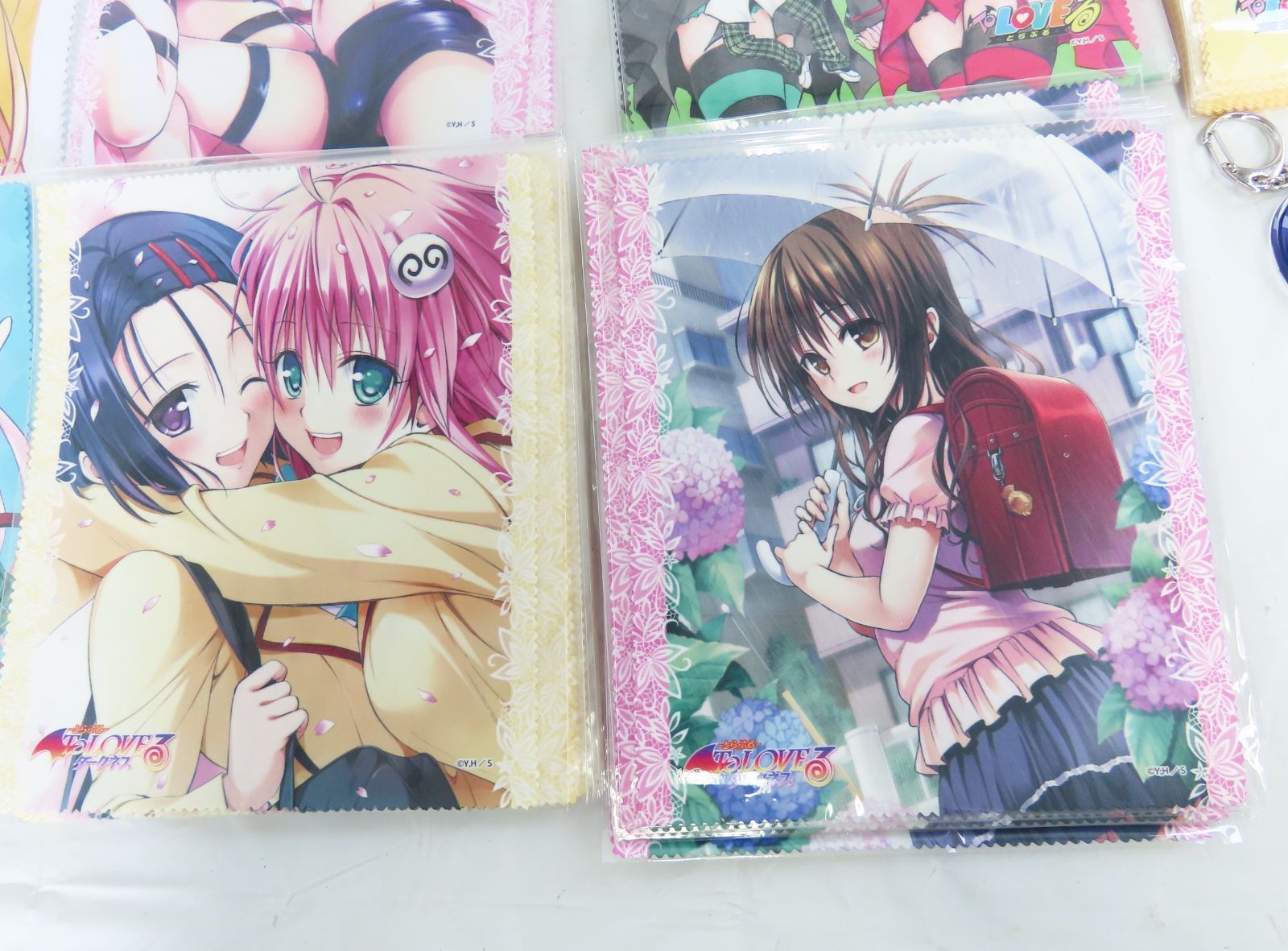 ToLoveる 15周年記念原画展 グッズ アクリルキーホルダー3種