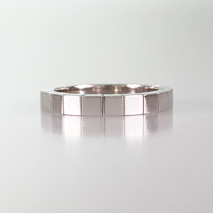 【新品同様】カルティエ ラニエール #53 リング 12.5号強 K18WG CARTIER カルティエ ラニエール #48 リング・指輪 K18イエロー