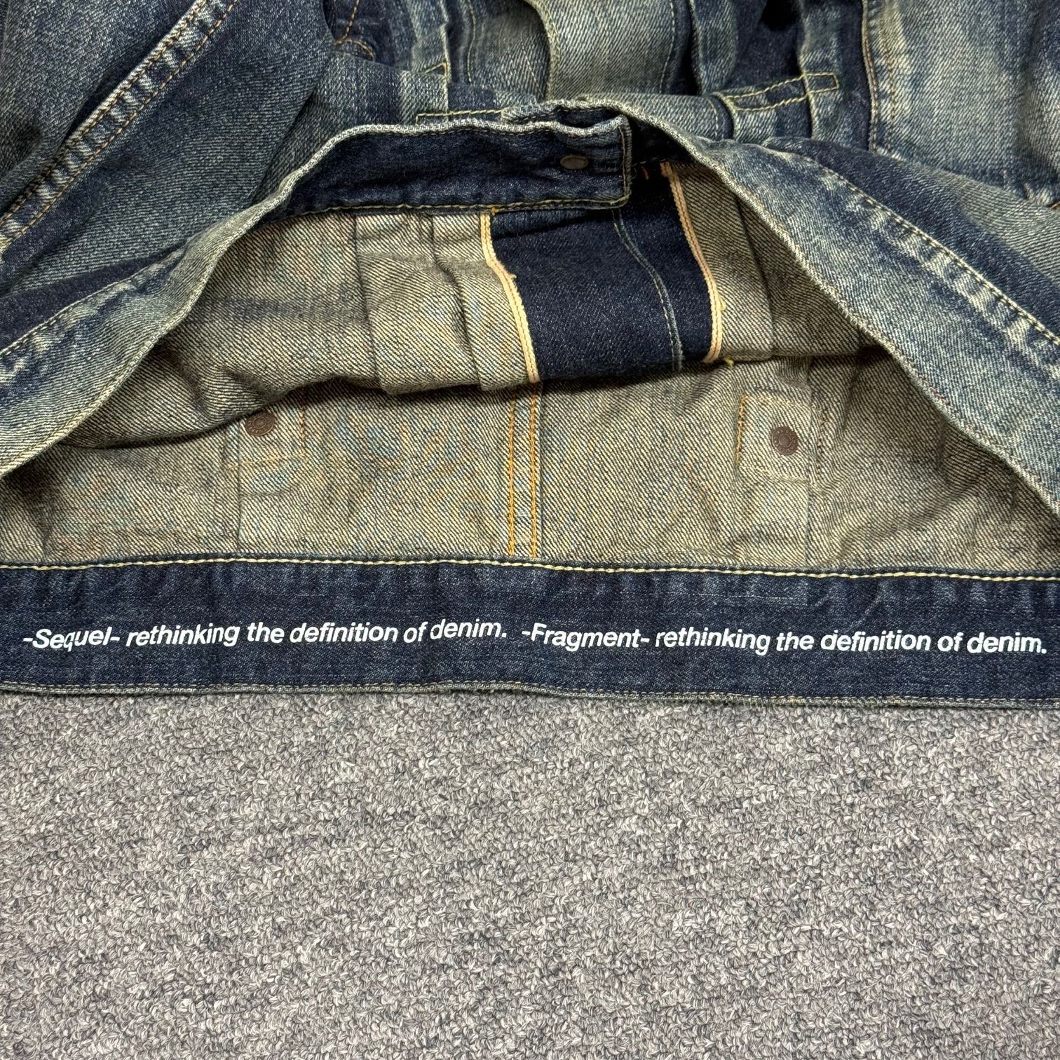 SEQUEL × Fragment design '1st DAMAGE DENIM JACKET ダメージ