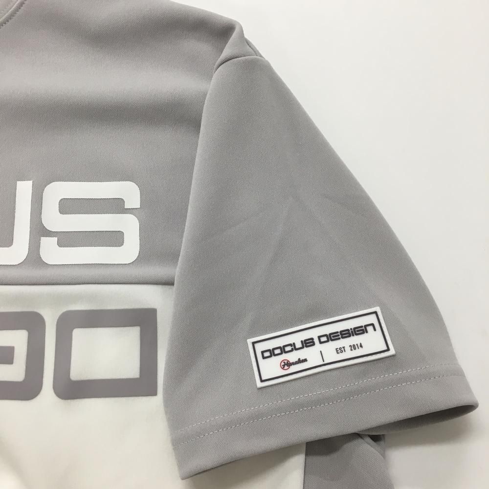ゴルフィッカーズ 半袖ハイネックシャツ 白×黒 ロゴプリント メンズ 2XL ゴルフィッカーズ 半袖ハイネックシャツ 黒✖︎白ロゴプリント