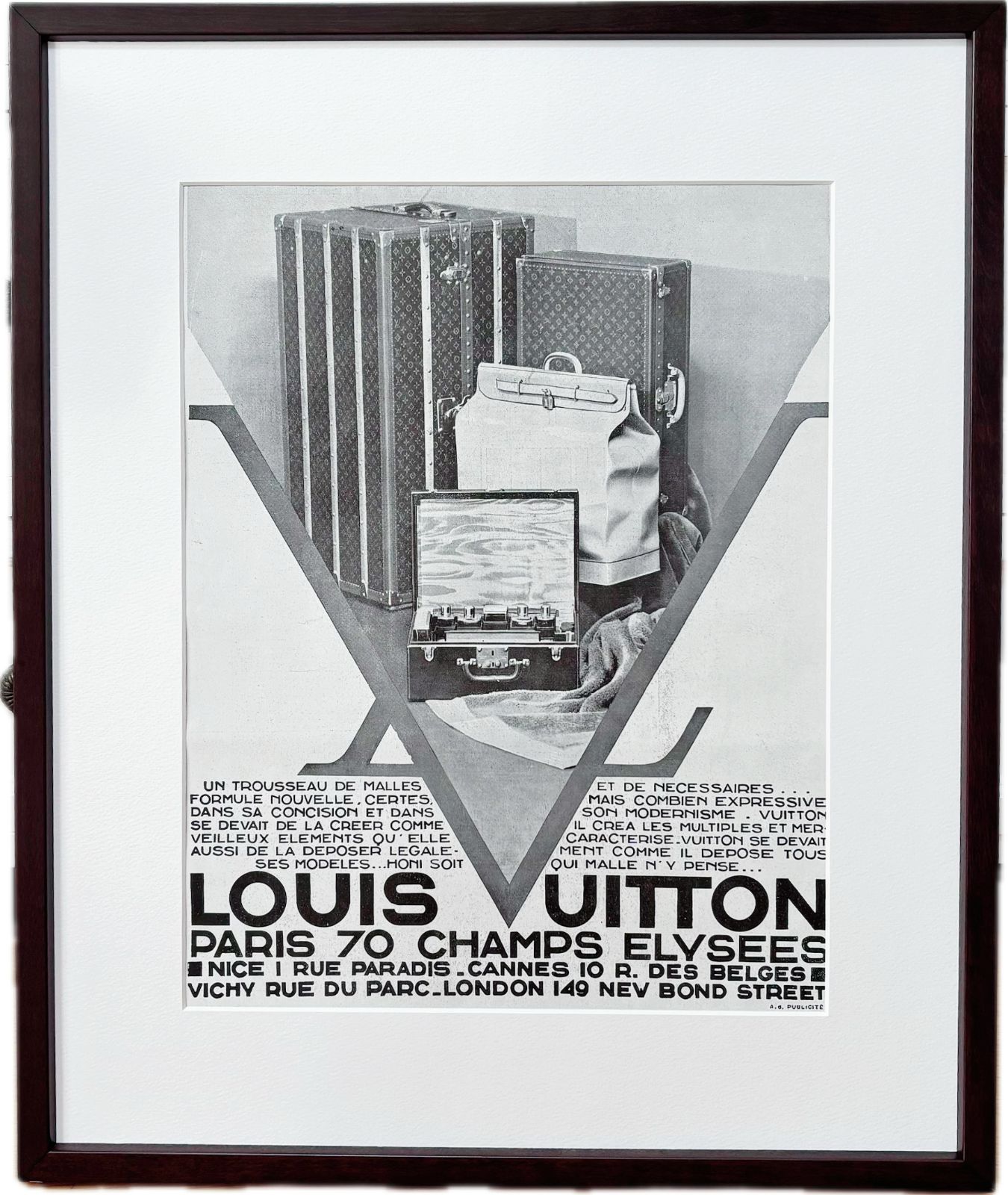 再入荷！1931 広告＞Louis Vuitton ルイヴィトン ポスター