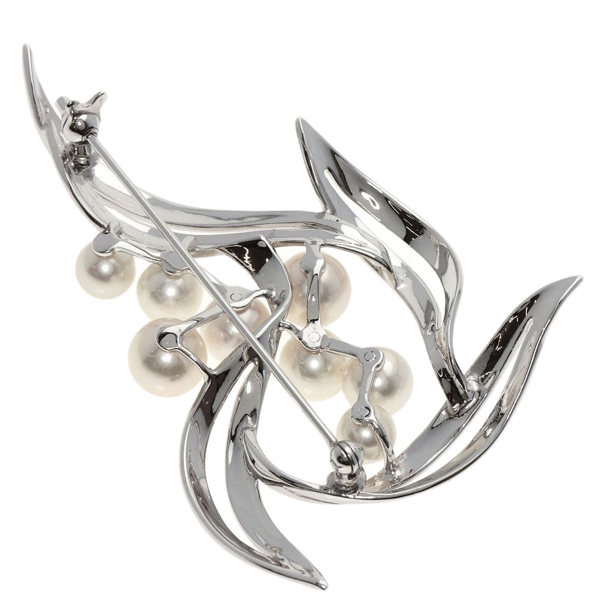 MIKIMOTO - ミキモト ブローチ アコヤパール 真珠 4.8-7.3mm
