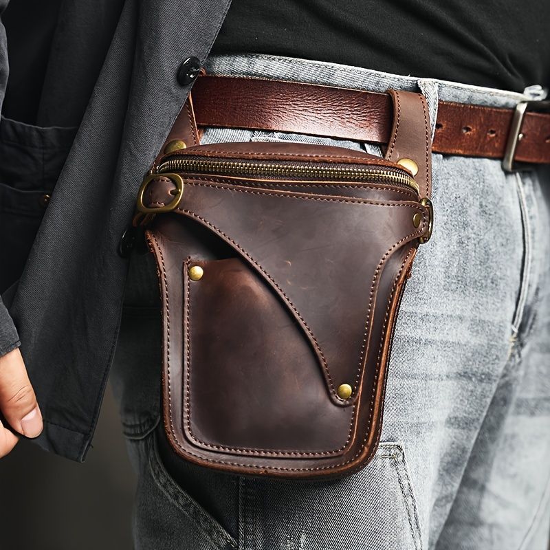 HIRO 日本製 高級本革 ヌバック 墨つぼ ハンマー 差し付 HNB-90 腰袋