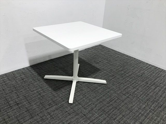 ミーティングテーブル 完成品 角テーブル 8177 オカムラ ホワイト