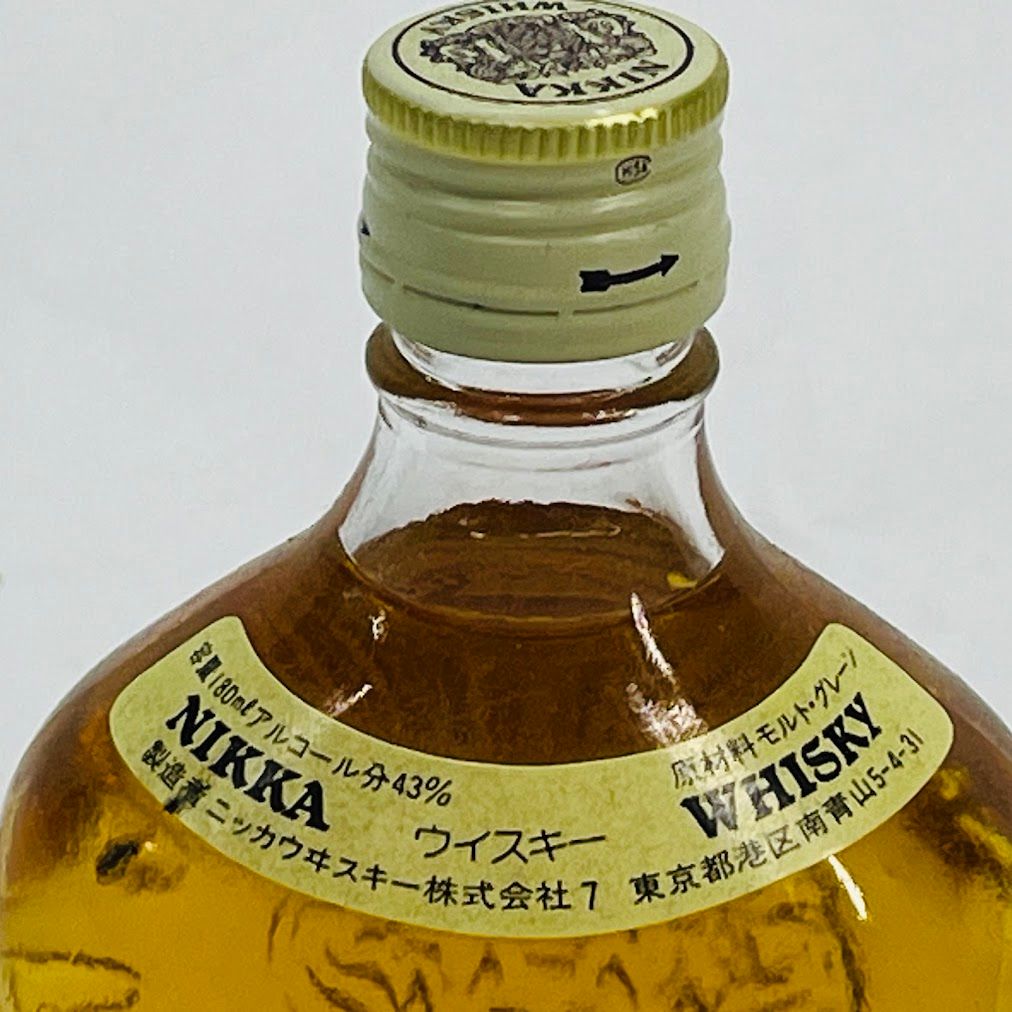 ニッカ G&G 小樽ラベル 180ml 43度 古酒 - メルカリ