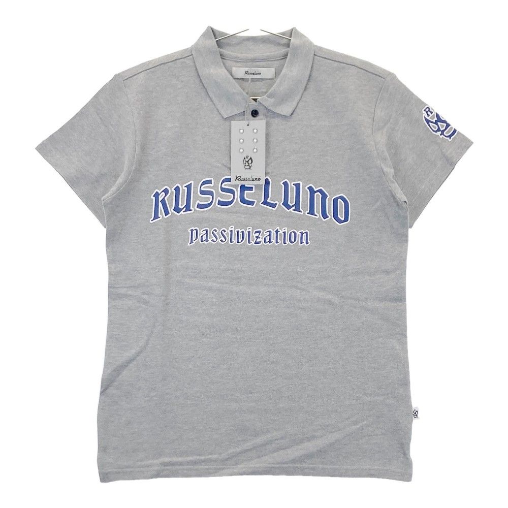 サイズ：4 RUSSELUNO ラッセルノ 半袖ポロシャツ ルチャ グレー