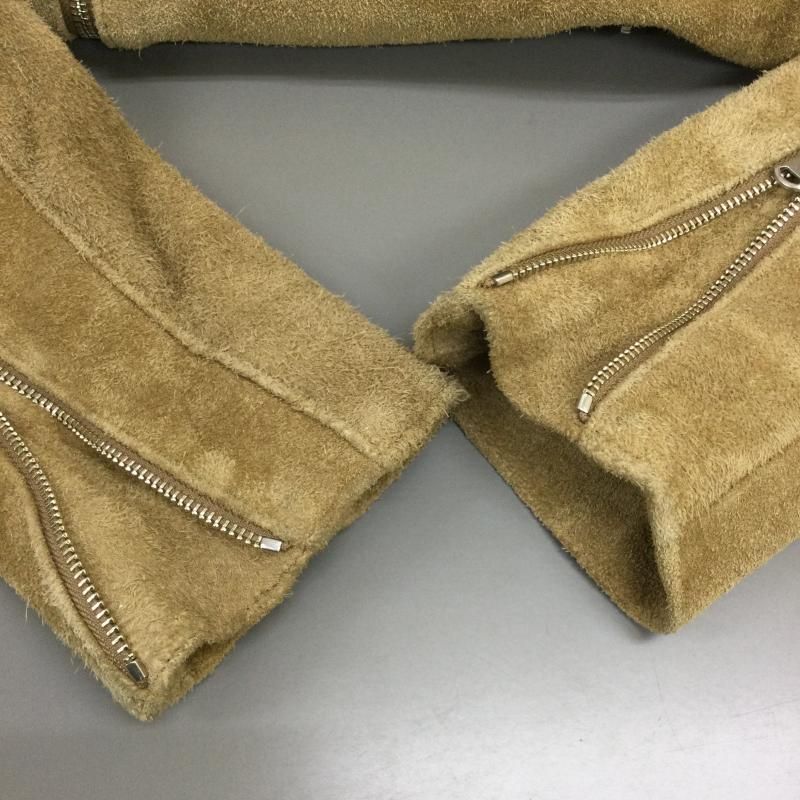 UNITED ARROWS スエードレザー ダブルライダースジャケット BEAUTY&YOUTH UNITED ARROWS - BY カウ スエード ダブル