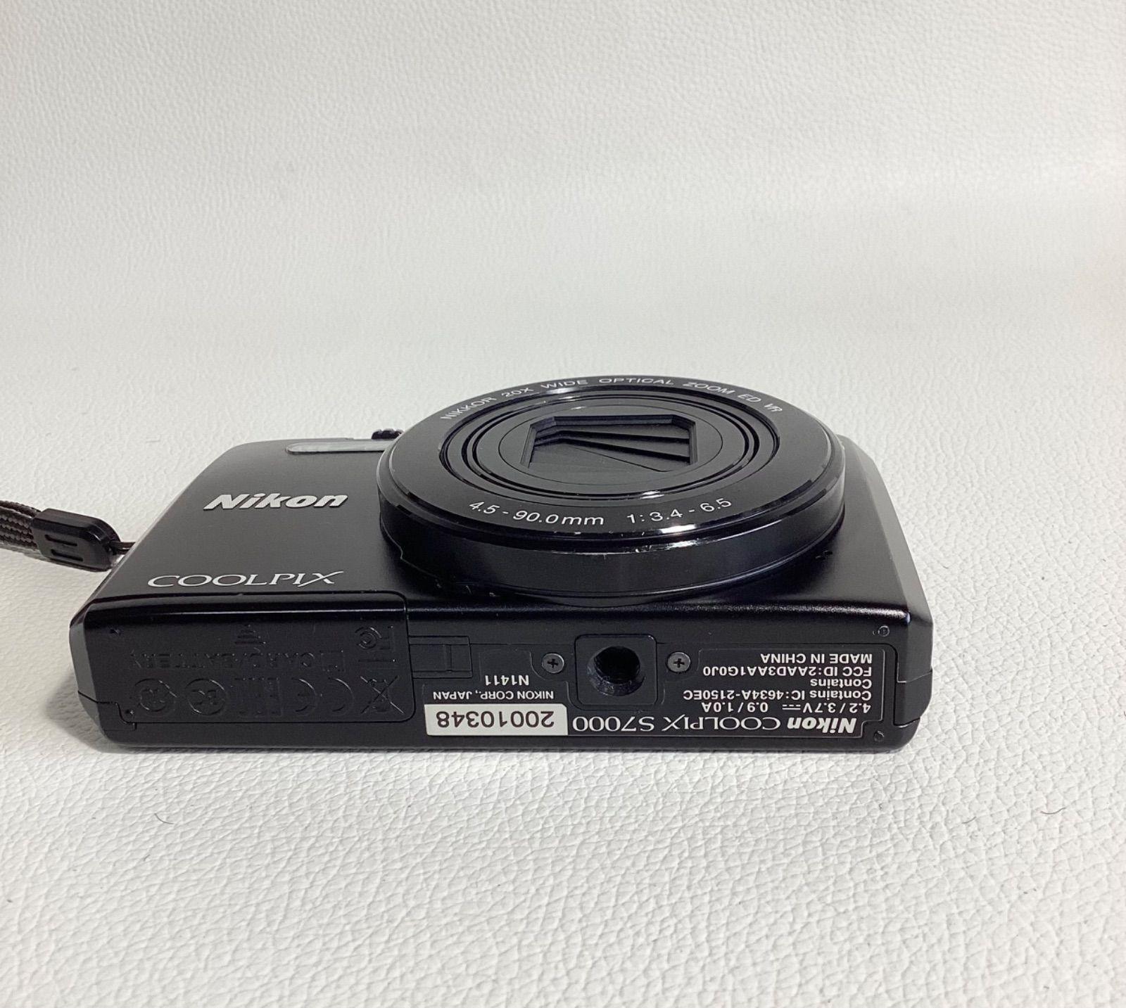 Nikon デジタルカメラ COOLPIX S7000 20倍ズーム 1605万画素 BLACK 