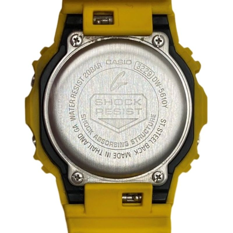 CASIO カシオ G-SHOCK DW-5610Y-9JF 腕時計 メンズ クオーツ イエロー  