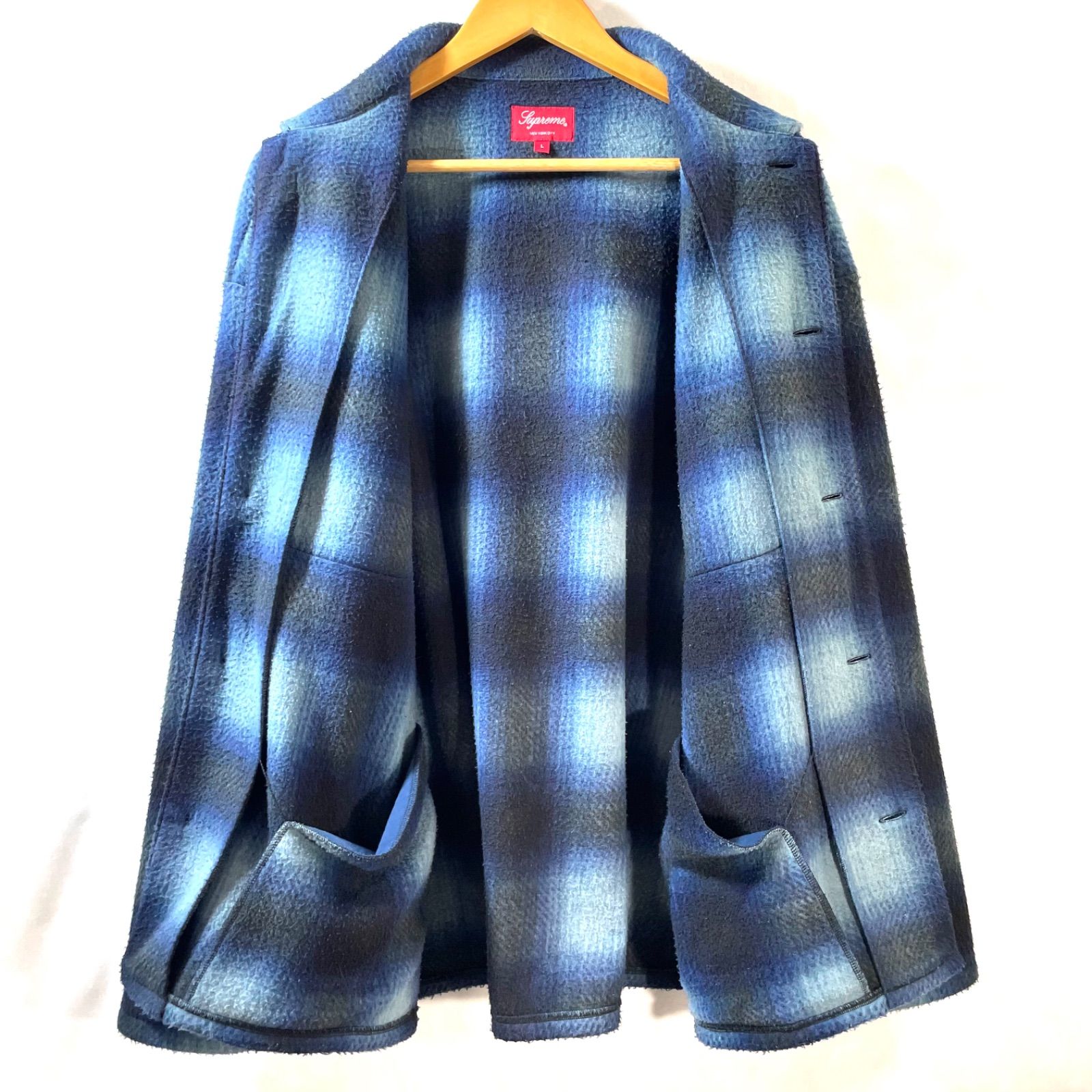 68】Supreme Shadow Plaid Fleece Shirt 20AW シュプリーム シャドウ プラッド フリース シャツ - メルカリ