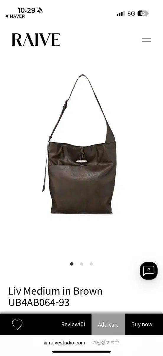 RAIVE レイヴ Liv Medium in Brown
