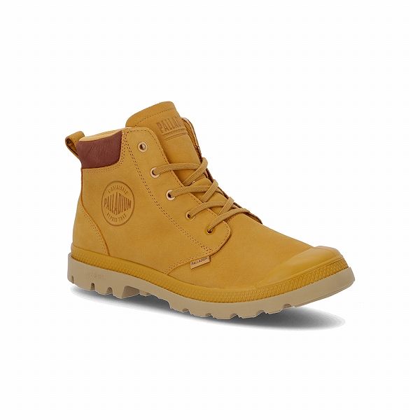 PALLADIUM(パラディウム) スニーカー PAMPA LITE+ WP+ LTH ZIP AMBER BROWN ウォータープルーフ 防水 選べる18サイズ 79027-225