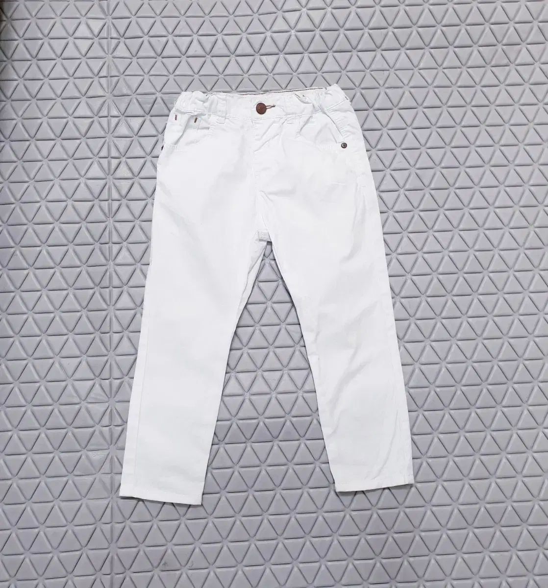 3 税金 4 ZARA(ザラ) 離乳する トゥイーン キッズ 110 男児 女児 白 ズボン フルレングス パンツ