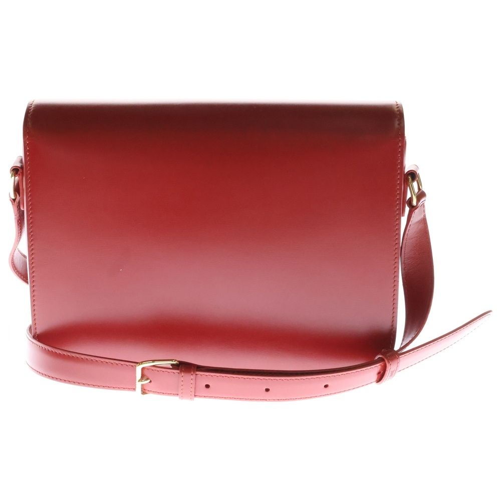 CELINE　セリーヌ　ハンドバッグ　トリオンフ　レッド　スウェード 新品 CELINE セリーヌ ティーン トリオンフ ショルダーバッグ