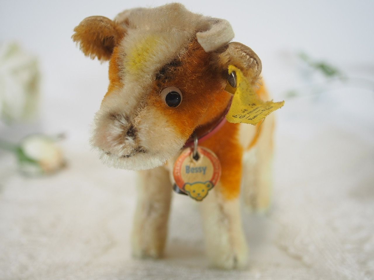 Steiff - シュタイフ★Cow Bessy★ウシのベッシー/牛★ビンテージ★Steiff Vintage 1950's Steiff Cow “Bessy” – Long Beach Antique Mall