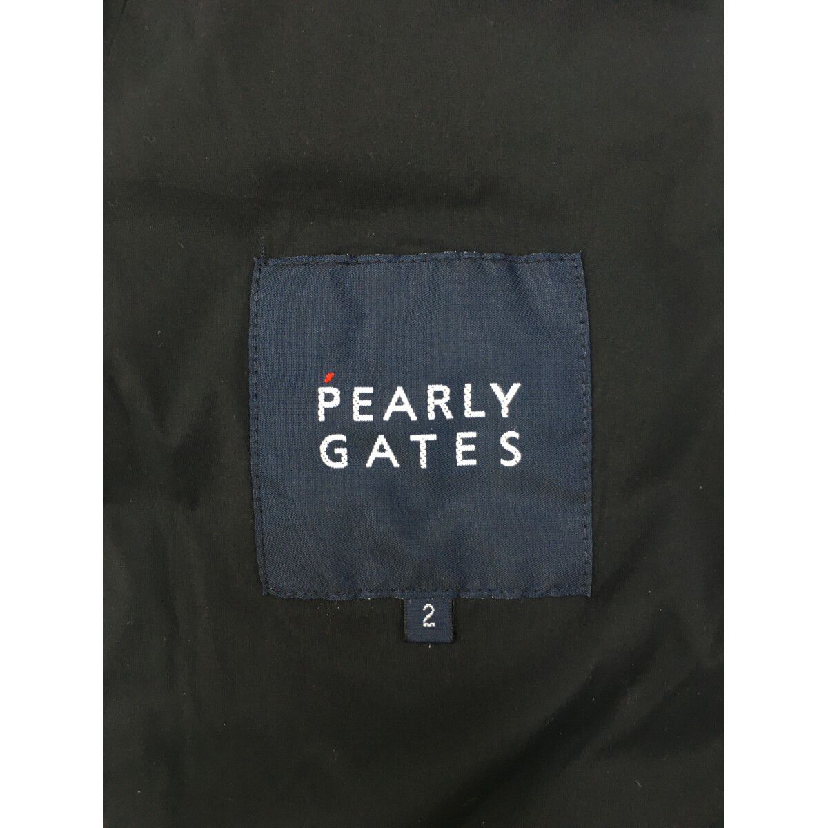 中古 レディース パーリーゲイツ PEARLY GATES ジャケット 2(L) 黒