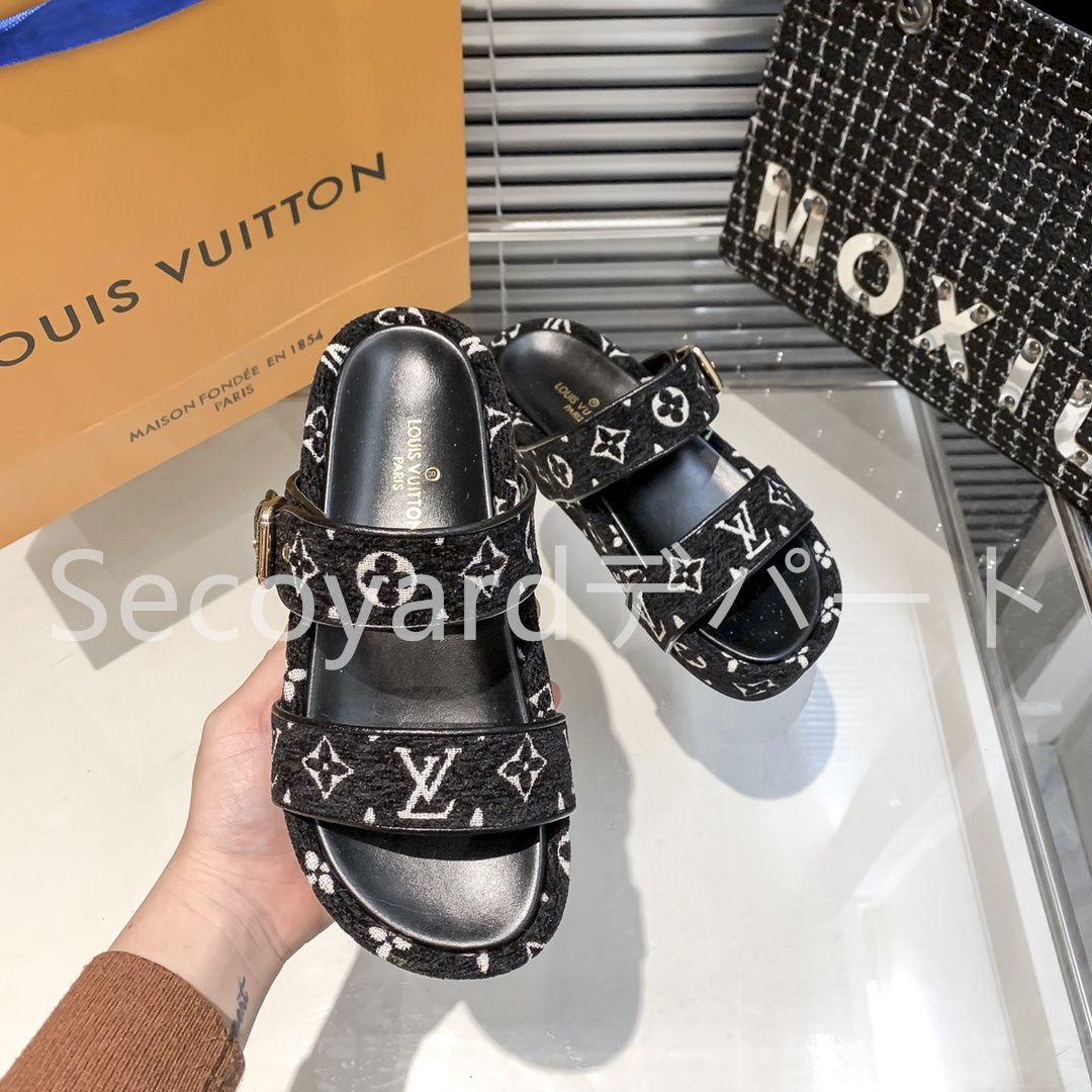 新品未使用 LOUIS VUITTON ルイヴィトン 厚底 サンダル サボ・クロッグ 