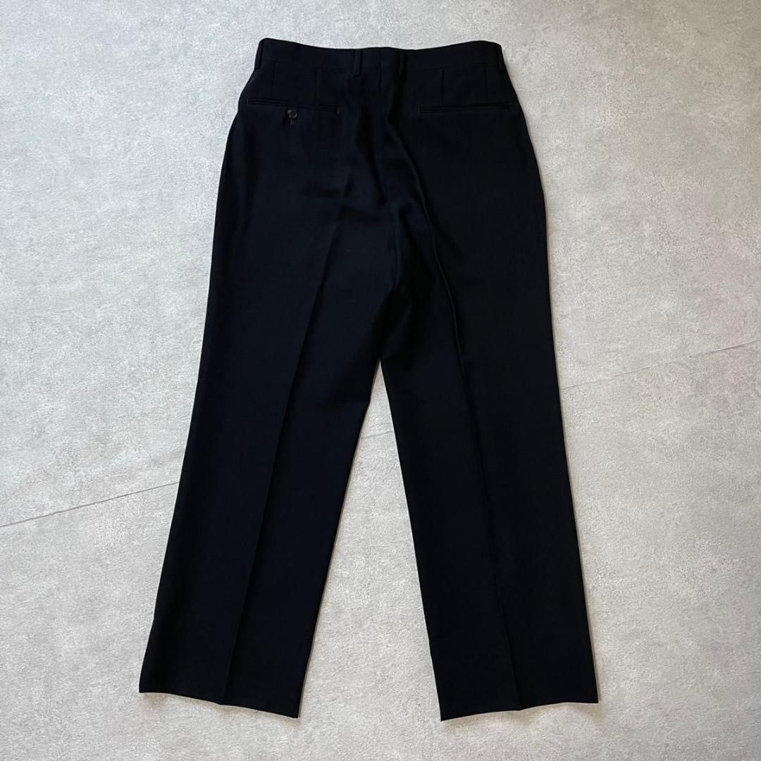 90s ヴィンテージ セットアップ ダブルスーツ ブラック×ブルー 極上