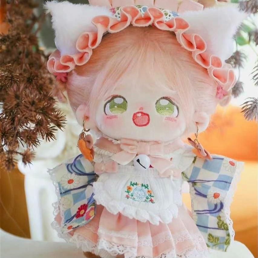 猫耳 ねこ ぬい服 ぬいぐるみ服 着ぐるみ 推し活 猫 ピンク 20cm