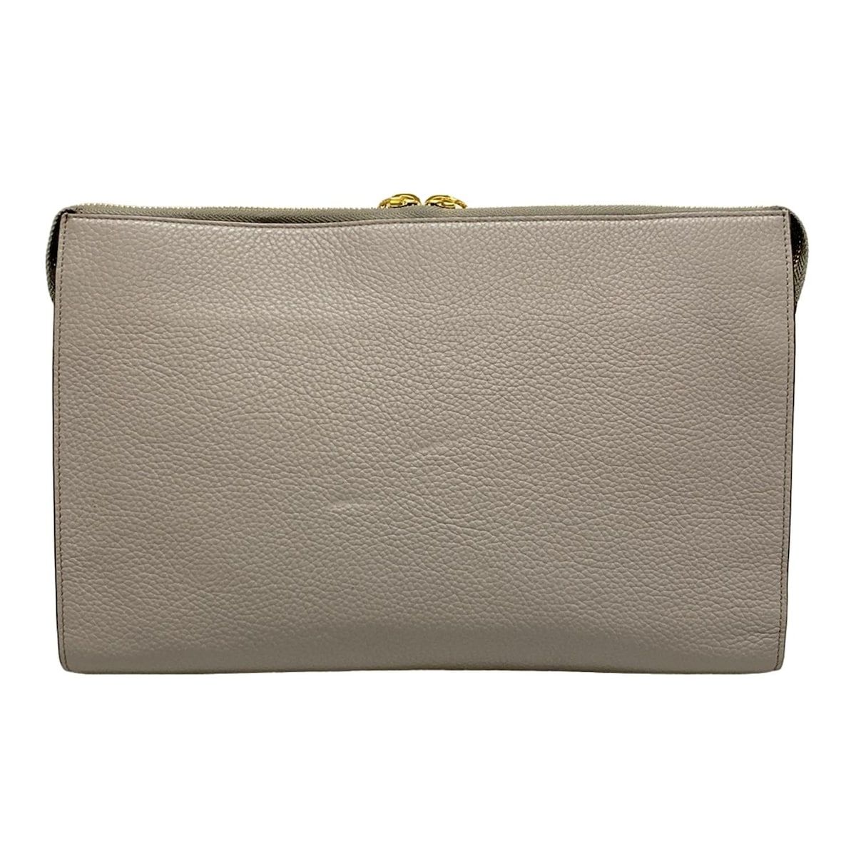 Chloe クロエ クラッチバッグ - グレー レザー WWW_MORNINGWALKER_COM