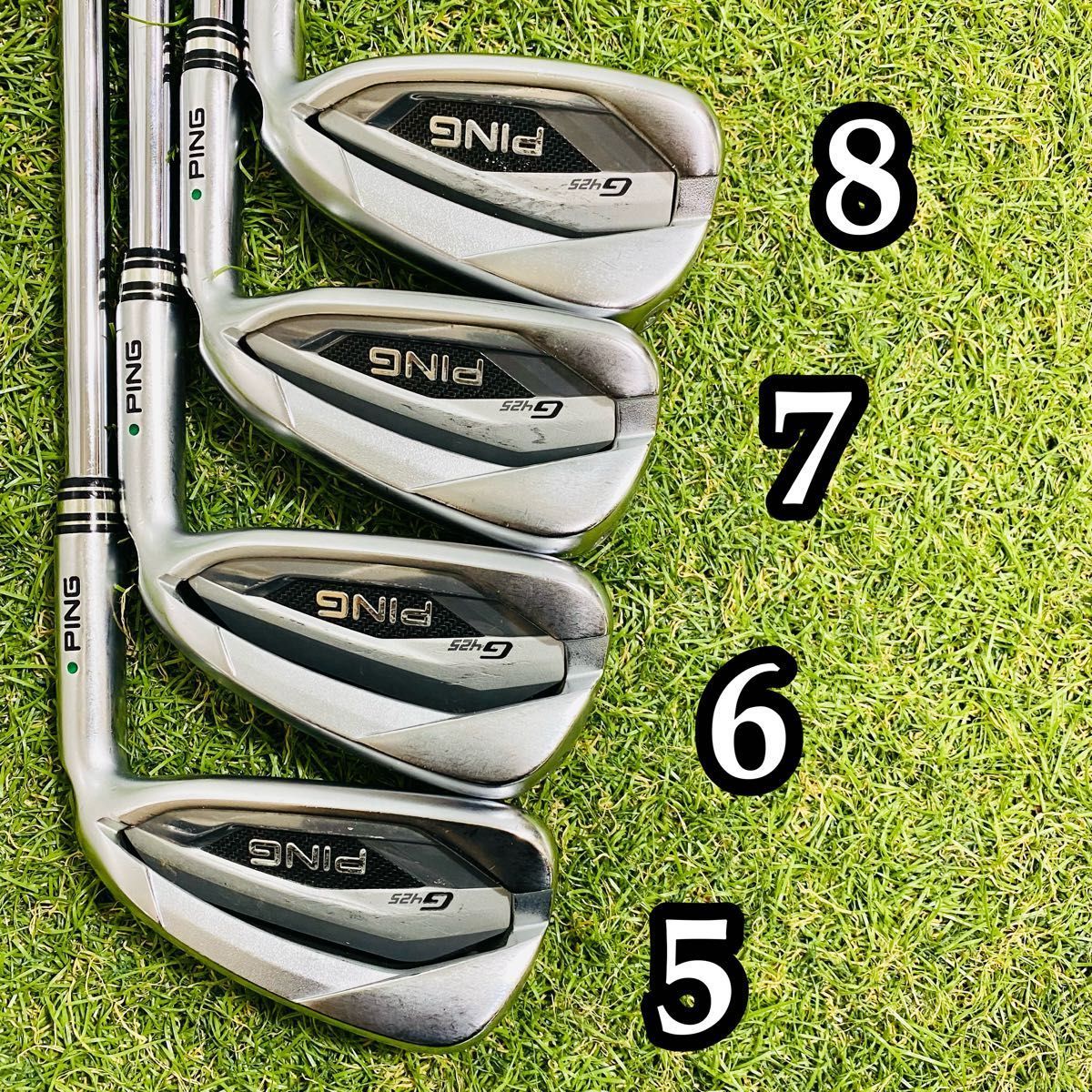 Ping G425 アイアン#5~Pw 【良品】豪華8本 ピン G425 緑ドット Ping G425 アイアン#5~Pw 【良品】豪華8本 ピン G425 緑ドット